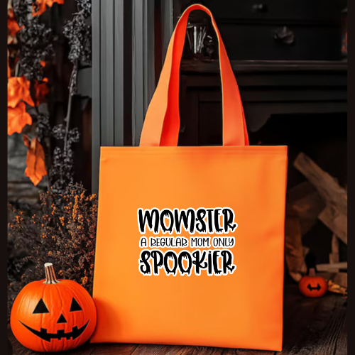 Spooky Momster Halloween Tote Bag