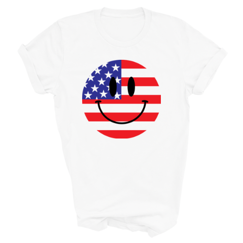 American Flag Smile T-Shirt