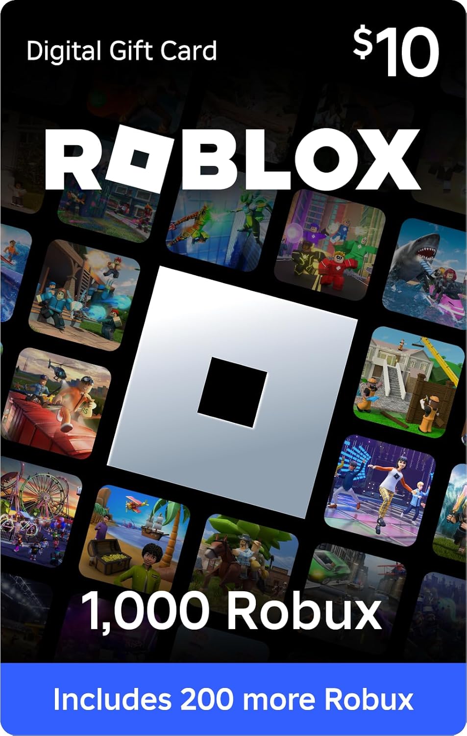 ROBLOX eGIFT CARD 1000 extre 200 robux - ( CONTA AMERICANA ) Envio por Email/WhatsApp