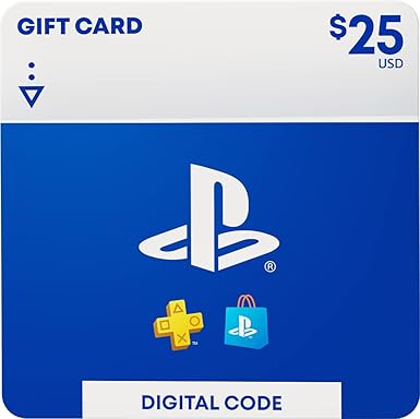 25$ PlayStation Store Gift Card PSN USA