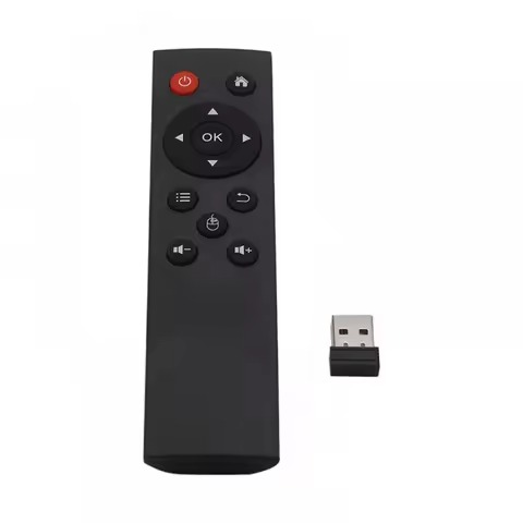 Comando Universal 2.4g mouse de wifi para android tv pc com receptor usb sem giroscópio