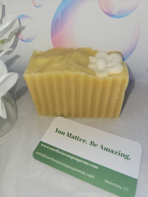 Luxury Cold-Pressed Goat Milk Soap – Turmeric with Shea Butter