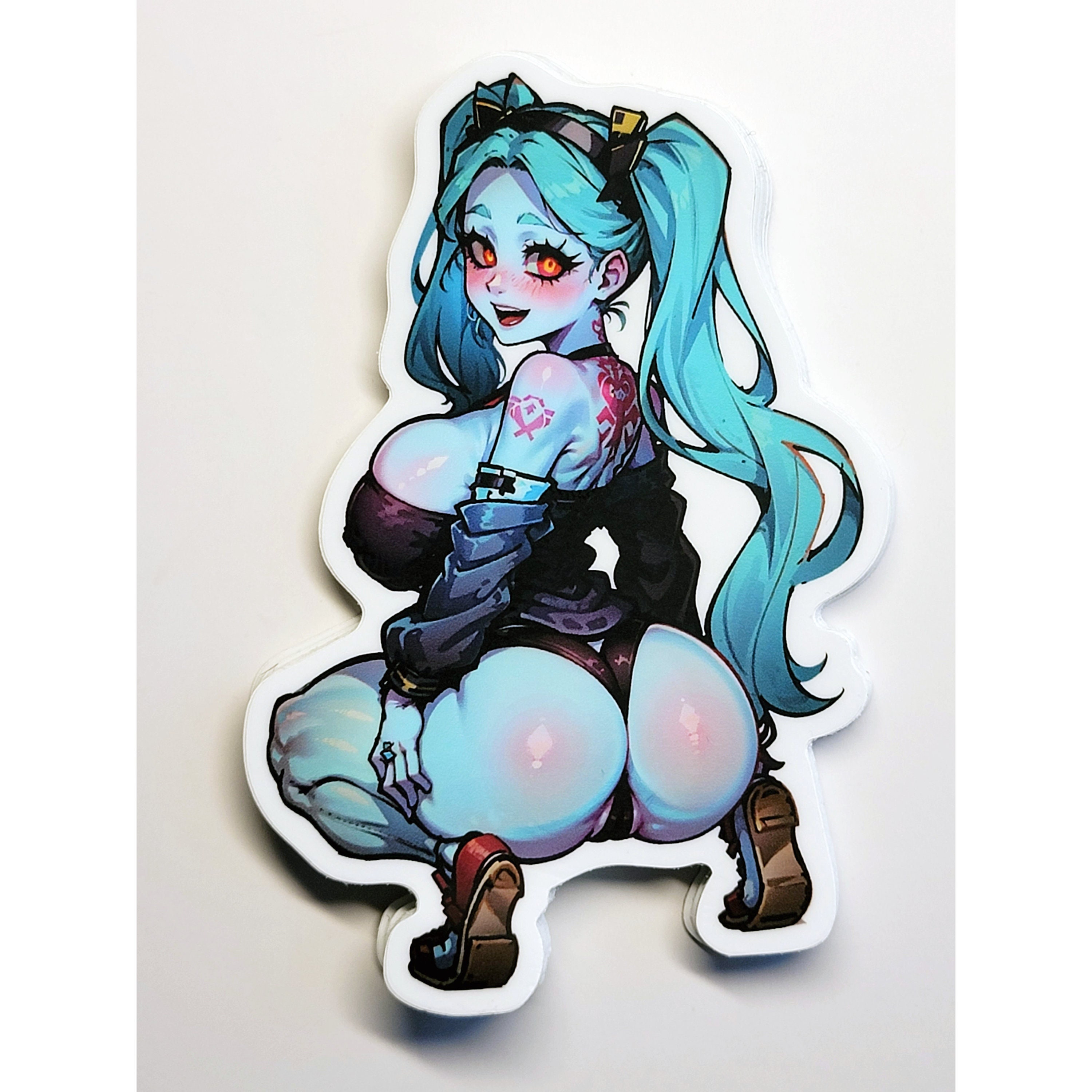 Rebecca 2 - Lewd Oppai Anime Waifu Sticker Vinyl Decal