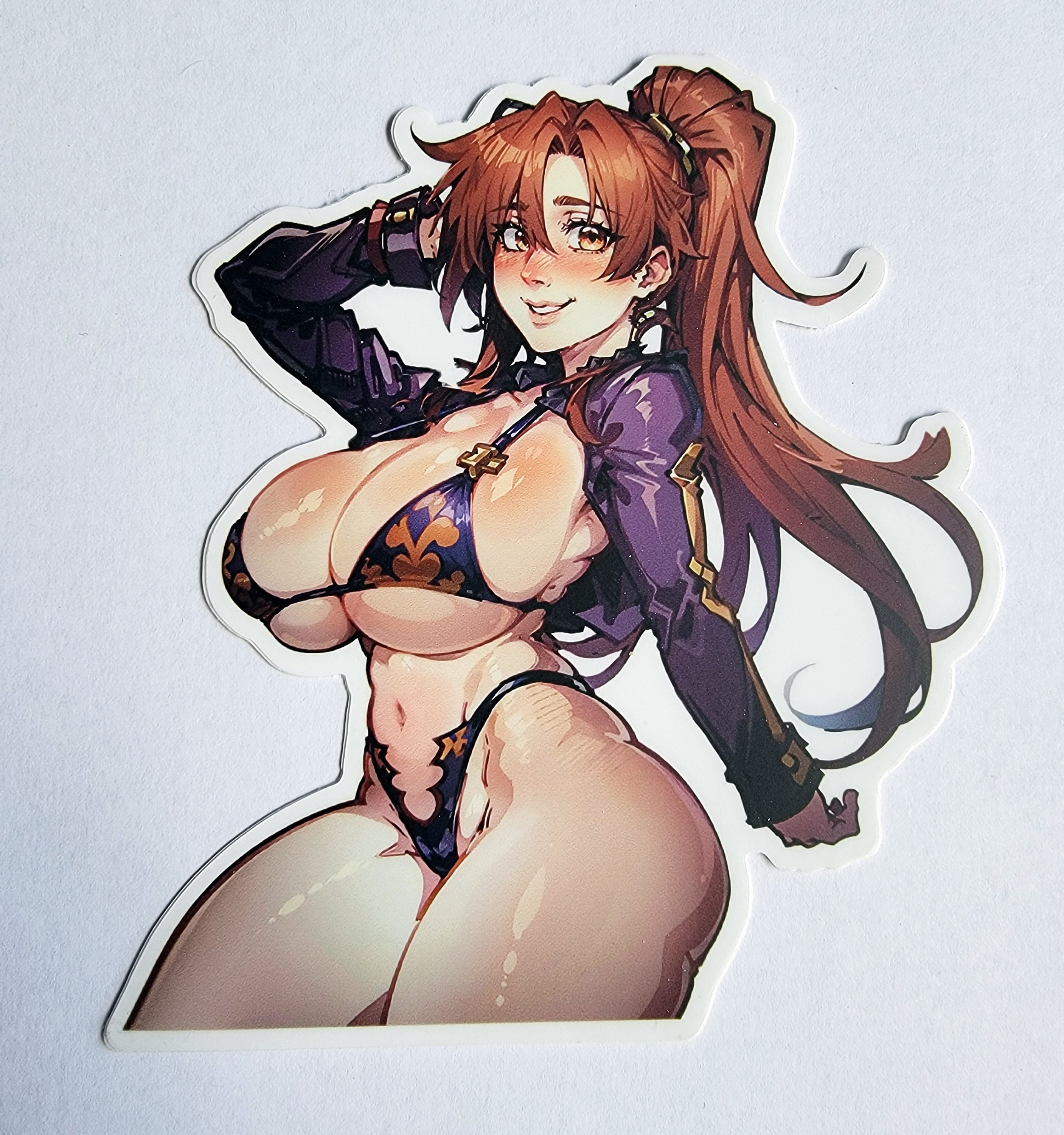Yoko - Lewd Oppai Anime Waifu Sticker Vinyl Decal