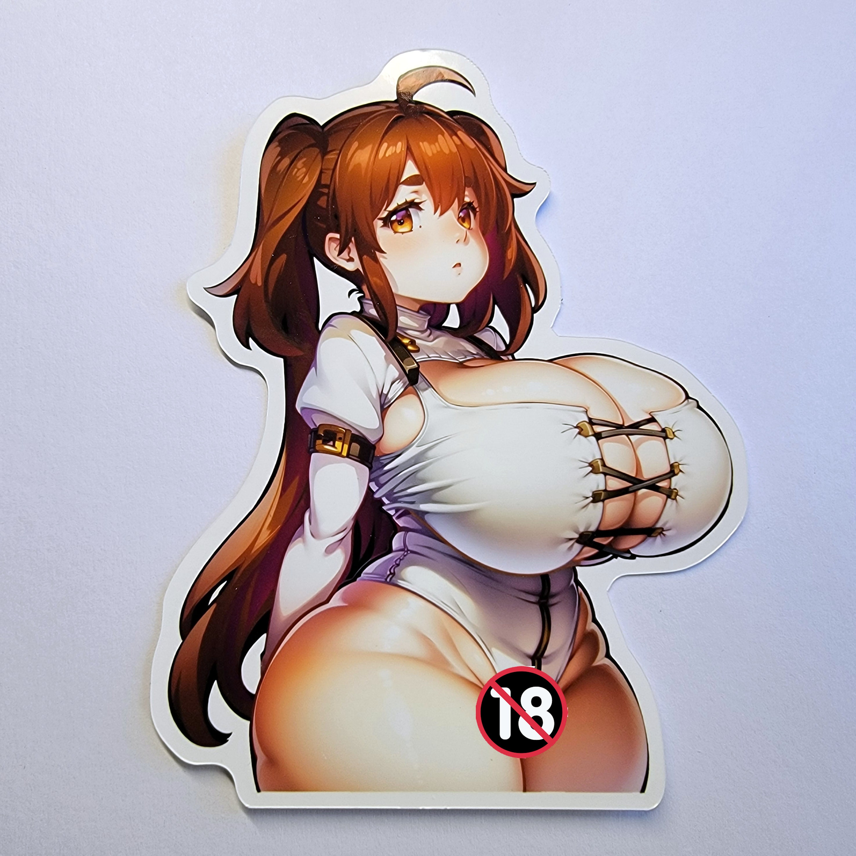 Tina - Lewd Oppai Anime Waifu Sticker Vinyl Decal