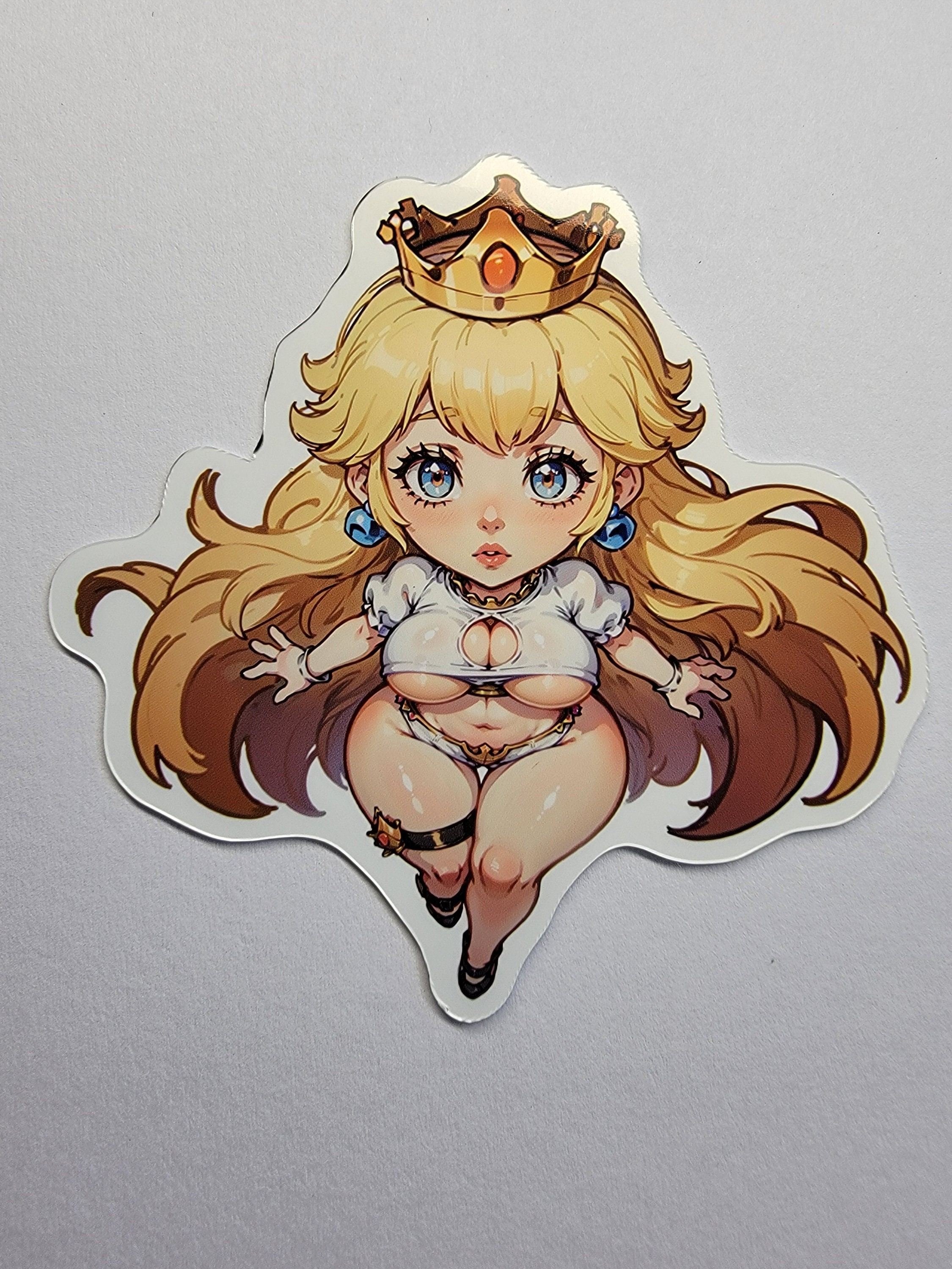 Chibi Princess - Lewd Oppai Anime Waifu Sticker Vinyl Decal