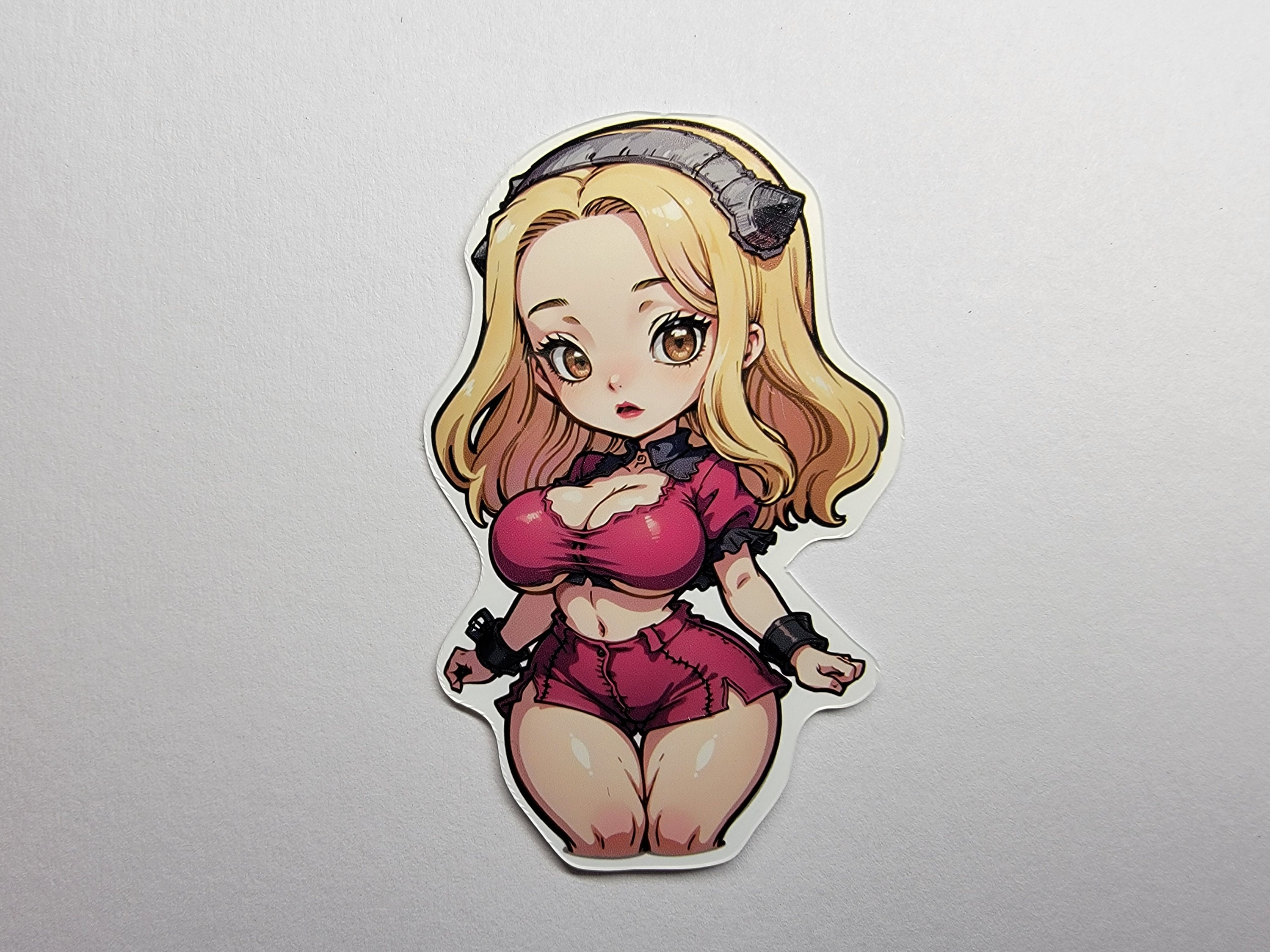 Chibi Minami - Lewd Oppai Anime Waifu Sticker Vinyl Decal
