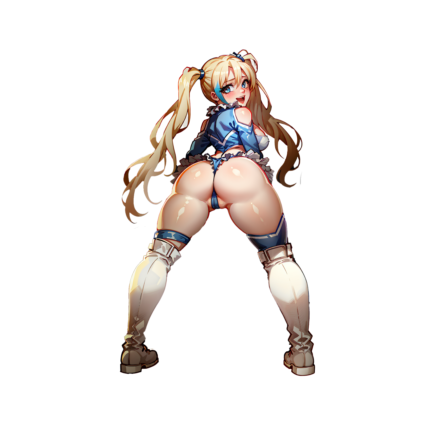Mika - Lewd Oppai Anime Waifu Sticker Vinyl Decal