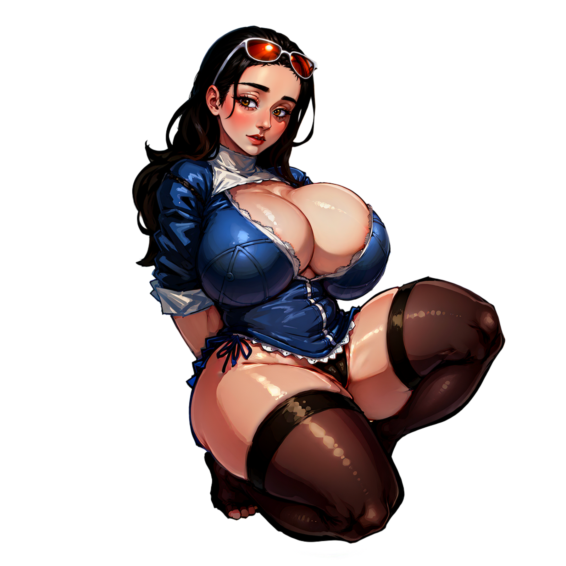 Nico - Lewd Oppai Anime Waifu Sticker Vinyl Decal