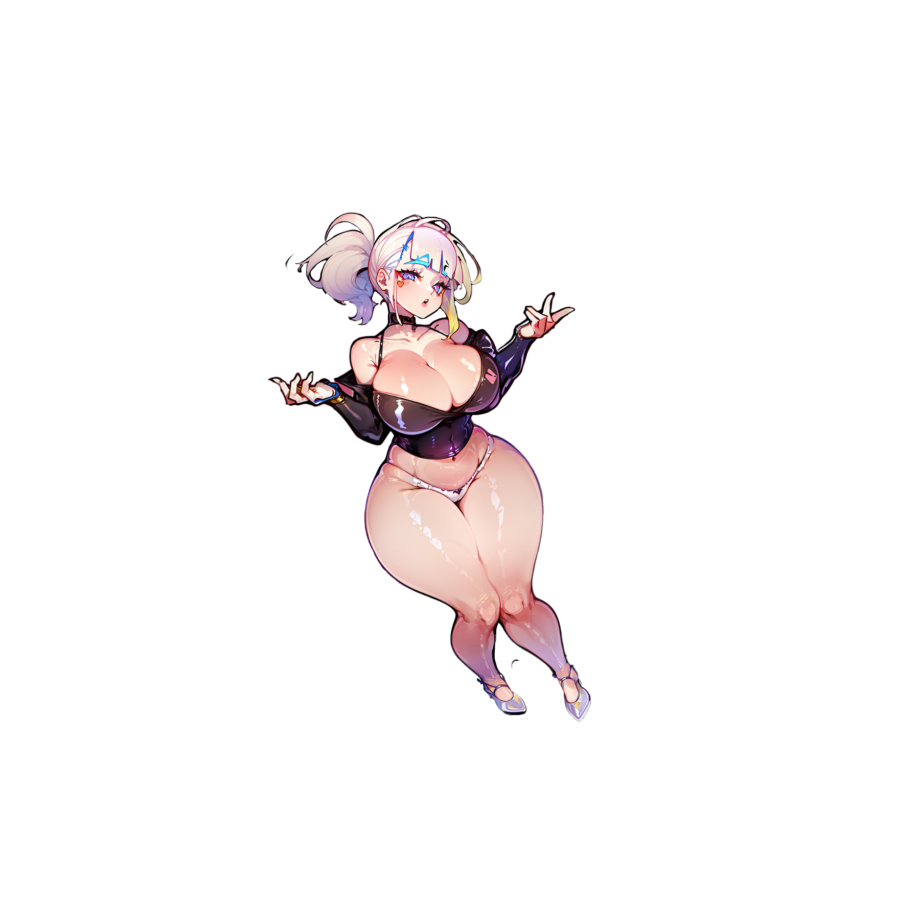 Lucy - Lewd Oppai Anime Waifu Sticker Vinyl Decal