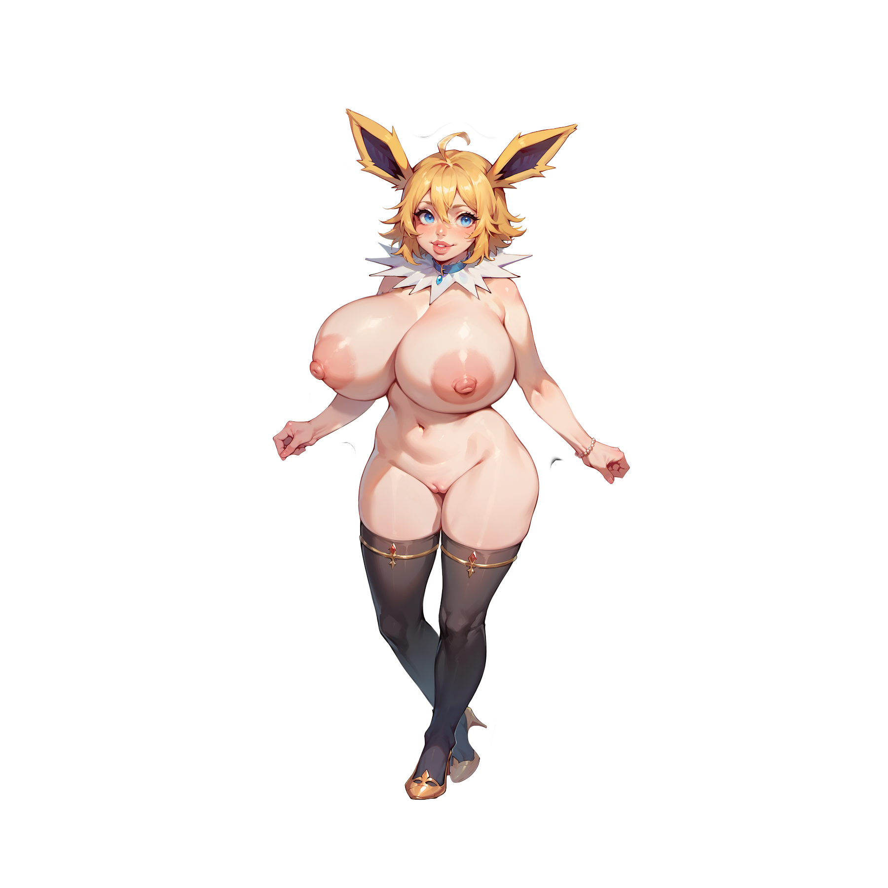 Jolteon Cosplay - 2 versions available! Cosplaying as Jolteon, blue evening gown