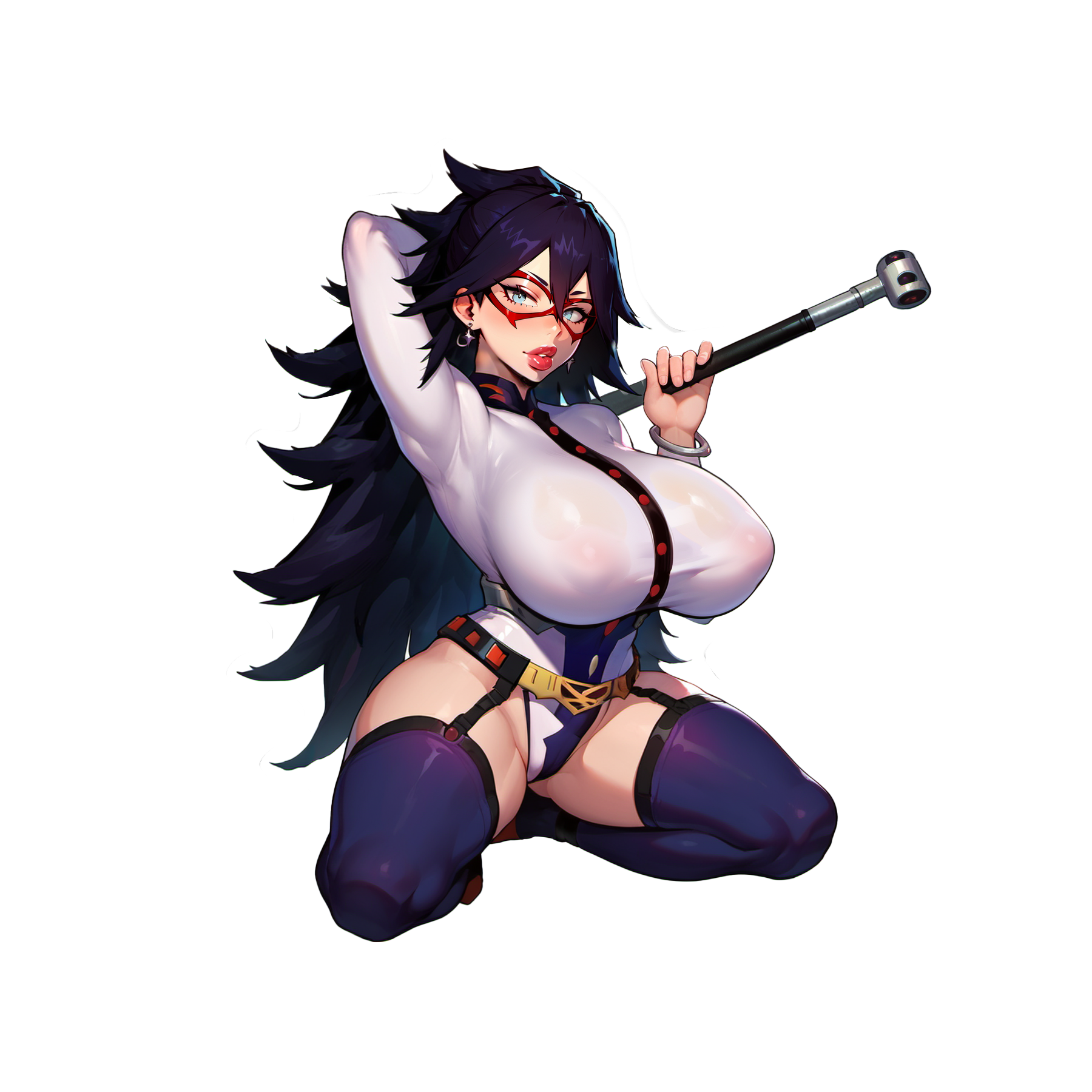 Midnight - Nemuri Kayama - Lewd Oppai Hero - The Discipline hero!
