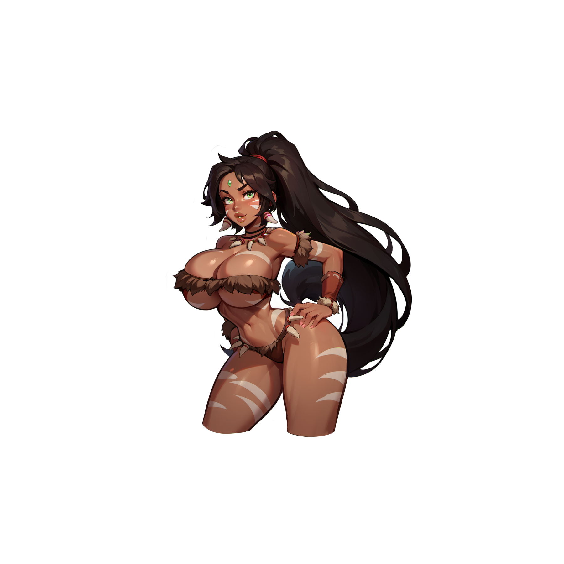Nidalee - 2 Versions! Nidalee in skimpy tribal bikini