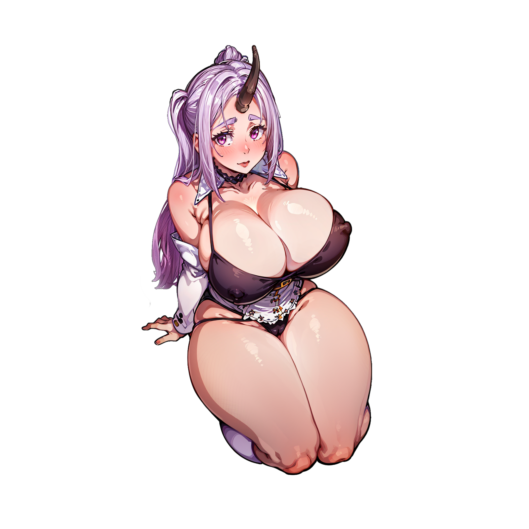 Shion - Lewd Oppai Anime Waifu Sticker Vinyl Decal