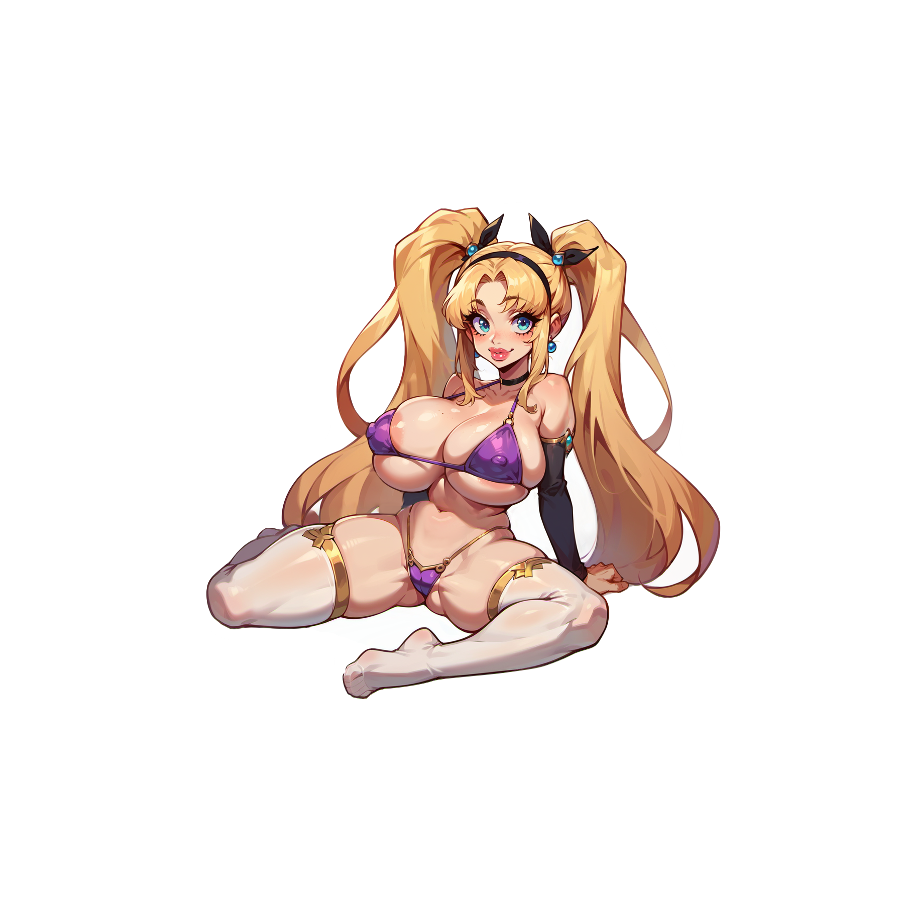 Filo Purple Bikini - 2 Versions!