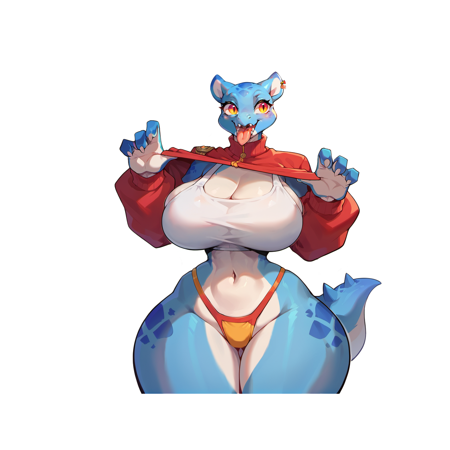Dina the Dino girl - Fem and Alternate versions! 5 versions!