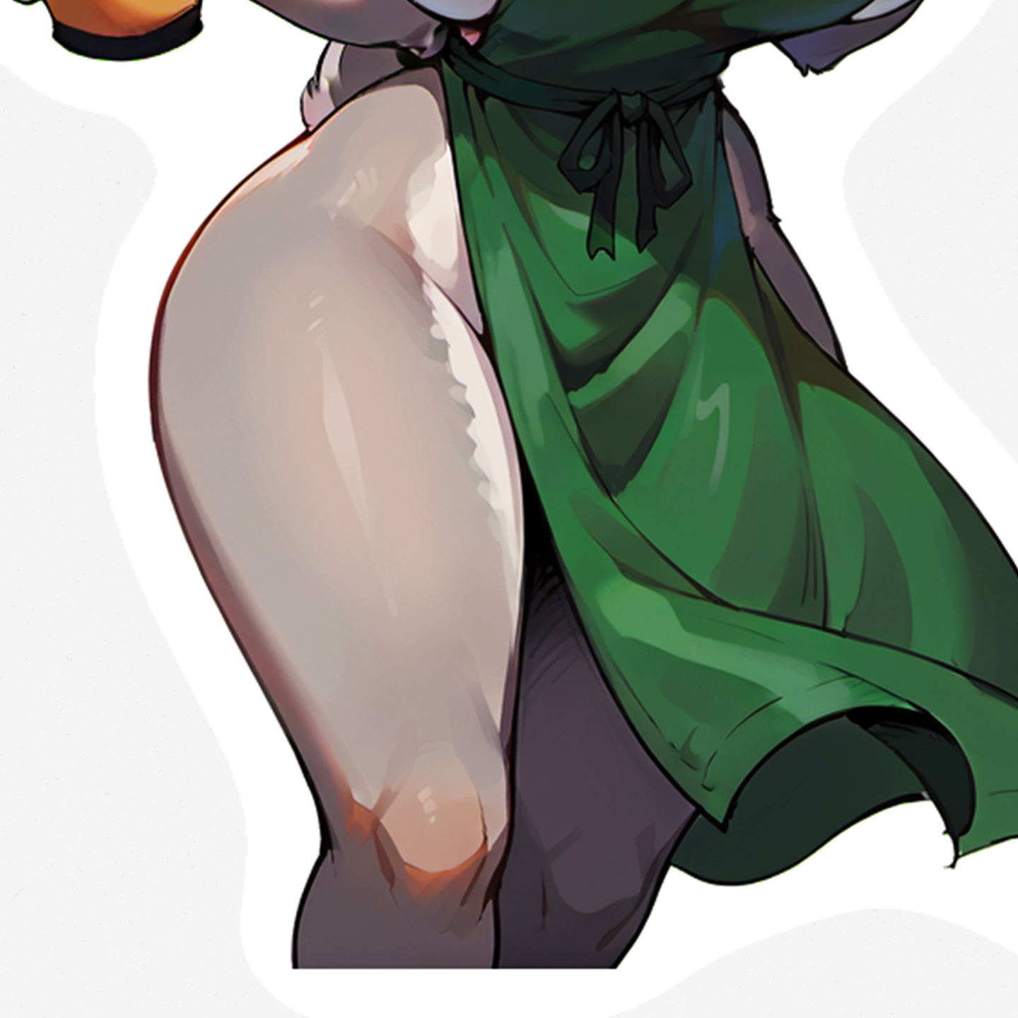 Lewd Judy Serving Coffee, Anime Girl Sticker Adult, NSFW Decal, Oppai Manga, Rule 34 Art, Nude Apron