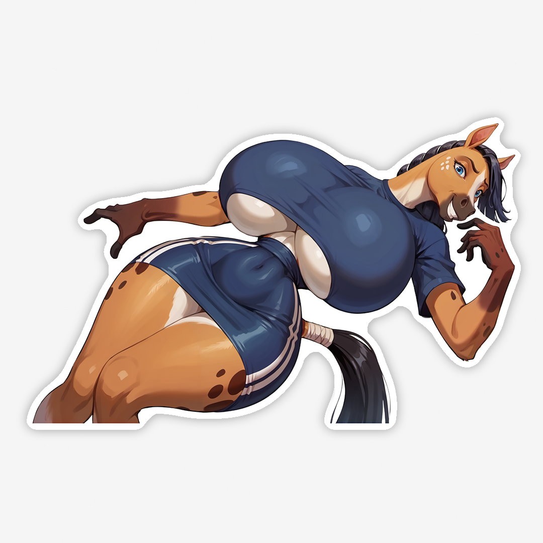 Calliope - Horse girl Laying down 5 Versions - Fem and Futa