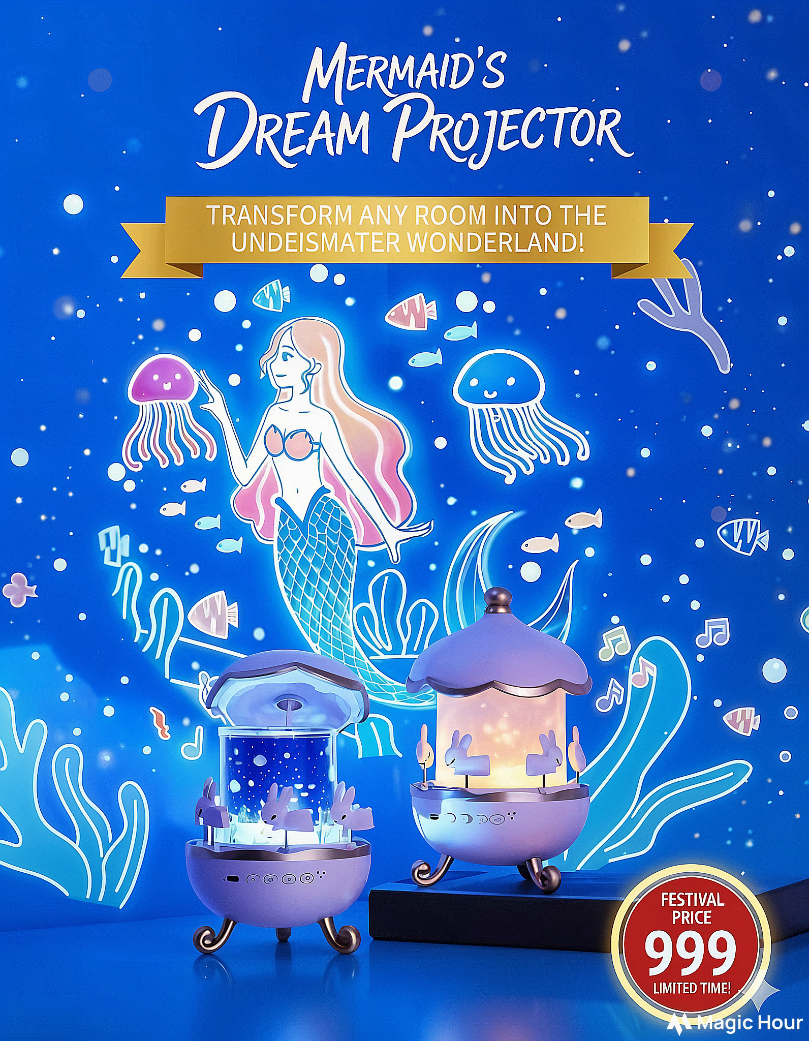 Mermaid's Dream Projector