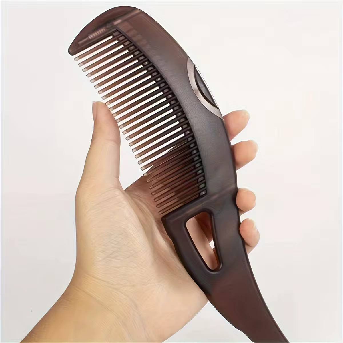 Large Brown Plastic Comb