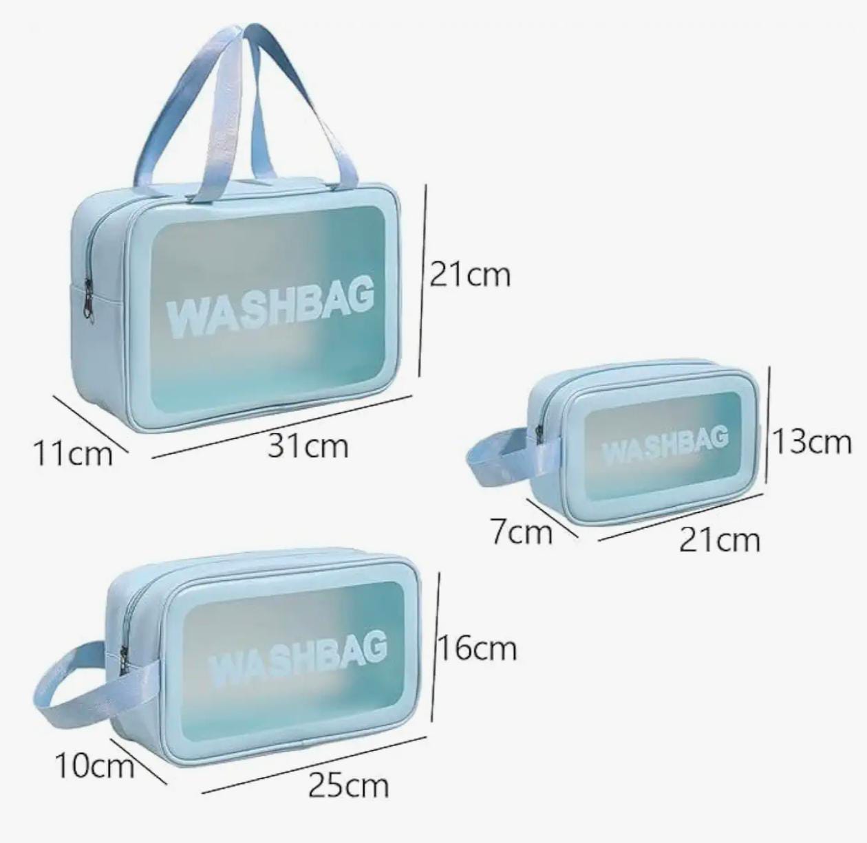 WASH BAG - SET OF 3