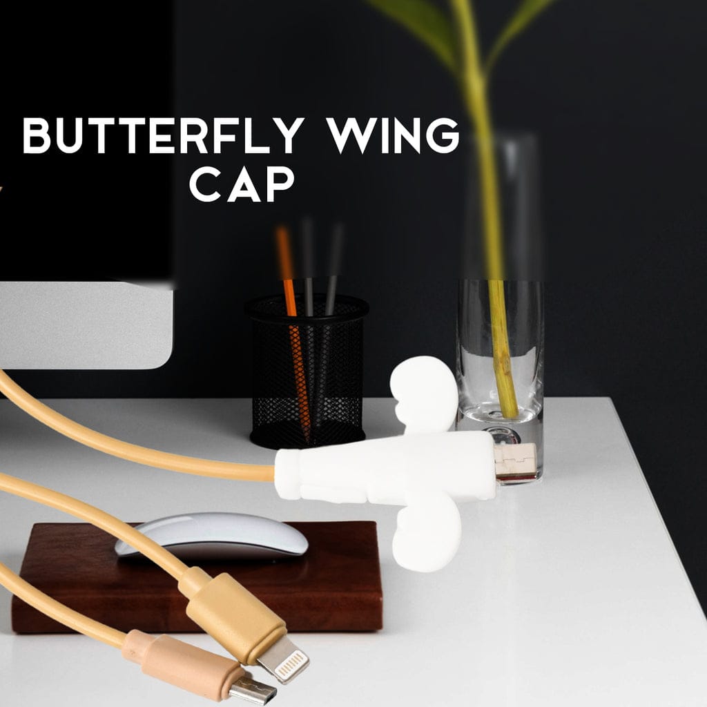 Silicone Data Cable Protector / Angel Data Cable Protective Cover (PACK OF 4 )