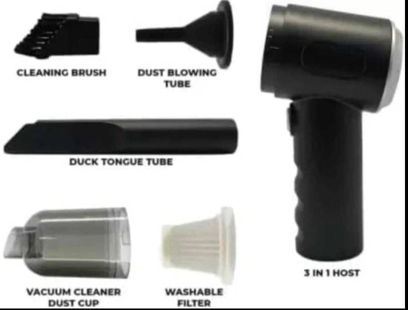 3in1 Portable Car Vacuum Cleaner 