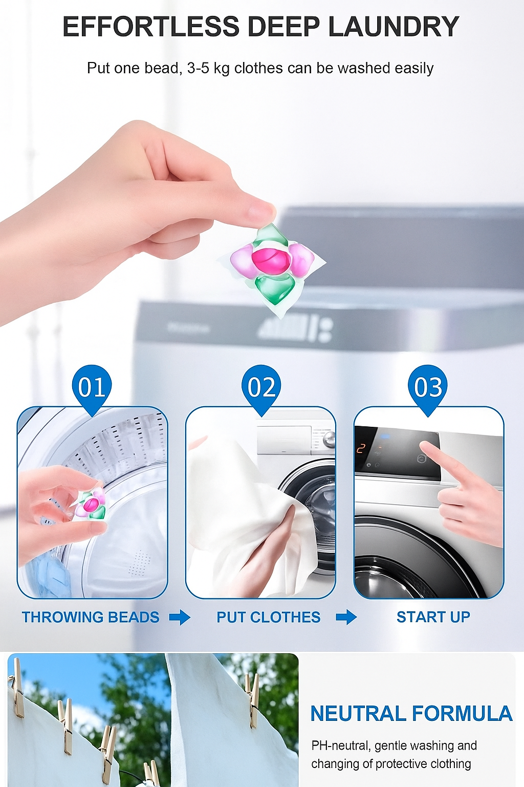 Multi-Color Laundry Detergent Pods