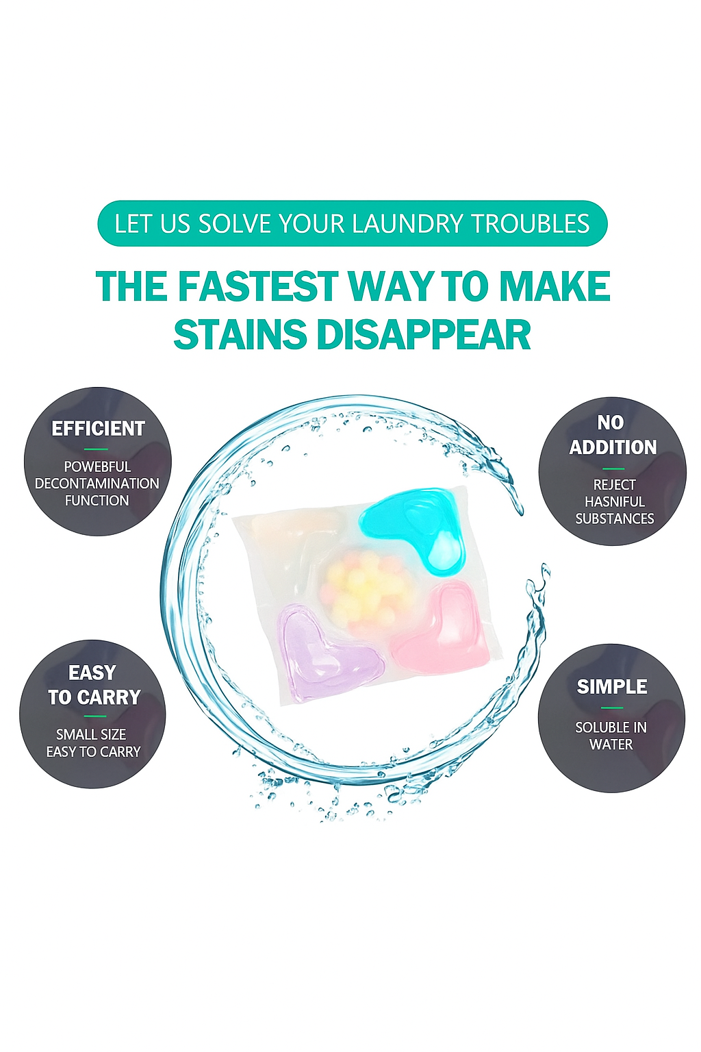 Multi-Color Laundry Detergent Pods