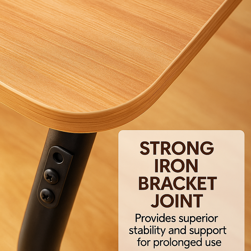 kvitaluxedepotStudy Table Bed Table Premium Laptop Table/and Portable Writing Desk for Office/Home/School (Wood)