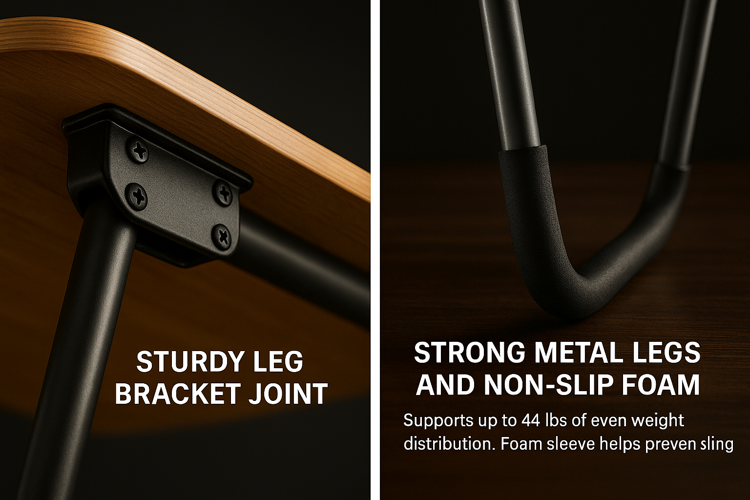 kvitaluxedepotStudy Table Bed Table Premium Laptop Table/and Portable Writing Desk for Office/Home/School (Wood)