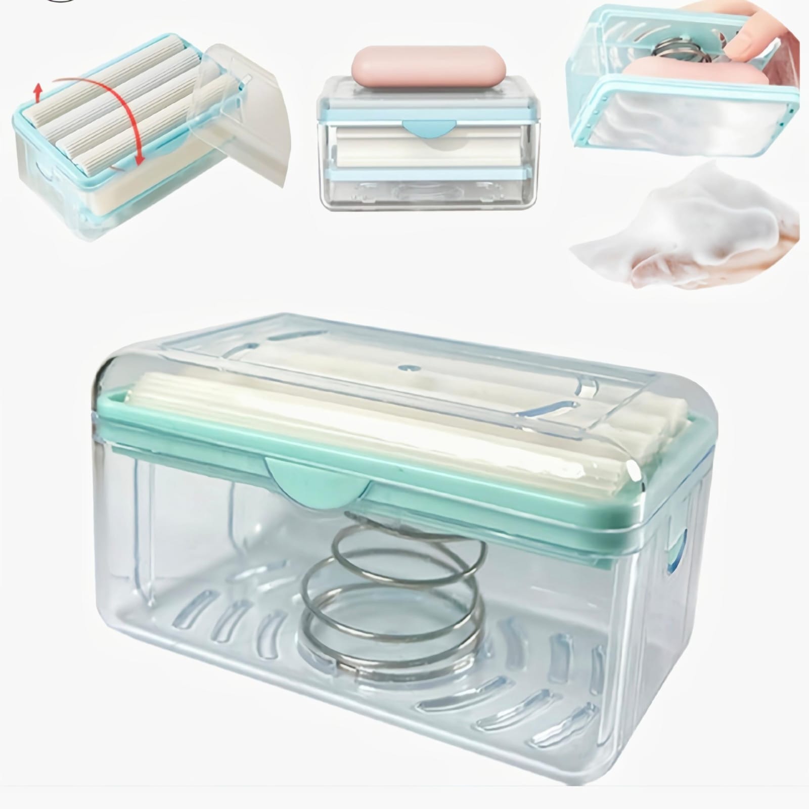 2 In 1 Laundry Soap Box with Roller
