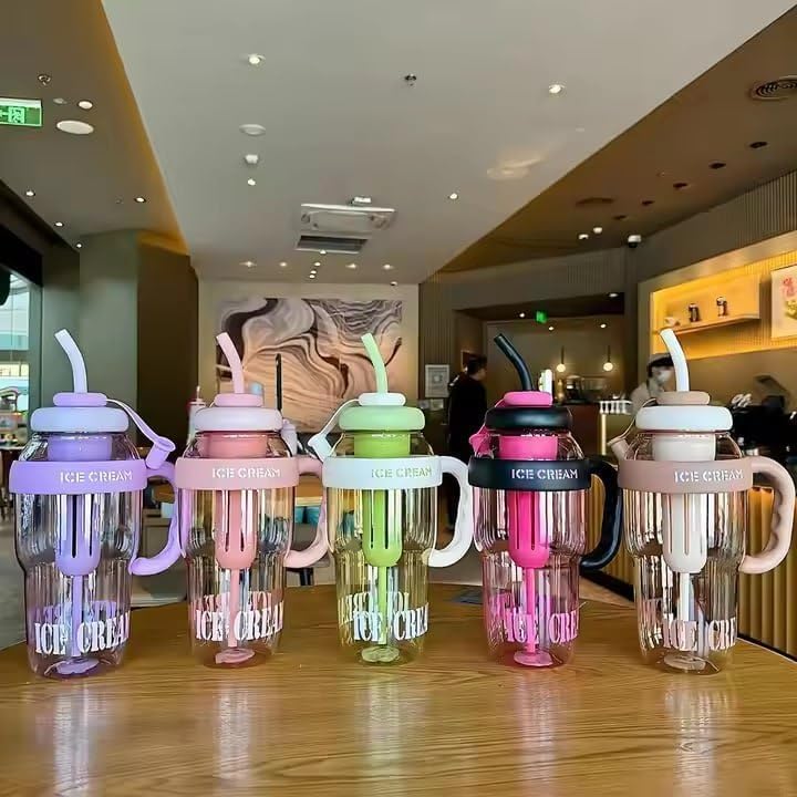 Colorful Ice Cream Water Bottles