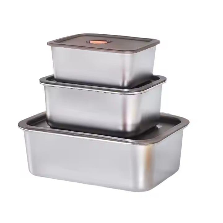 Stainless Steel Food Storage Containers Set