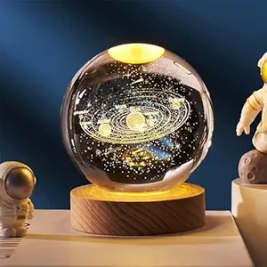 Solar System Crystal Ball Night Light