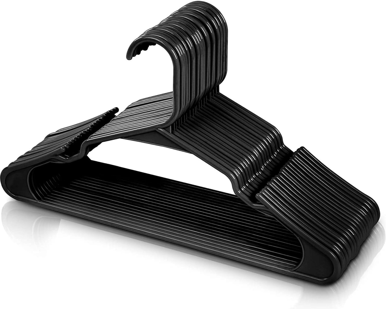 Black Plastic Clothes Hangers