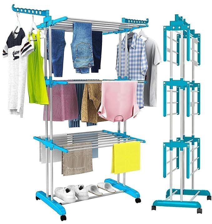 Foldable Clothes Drying Rack