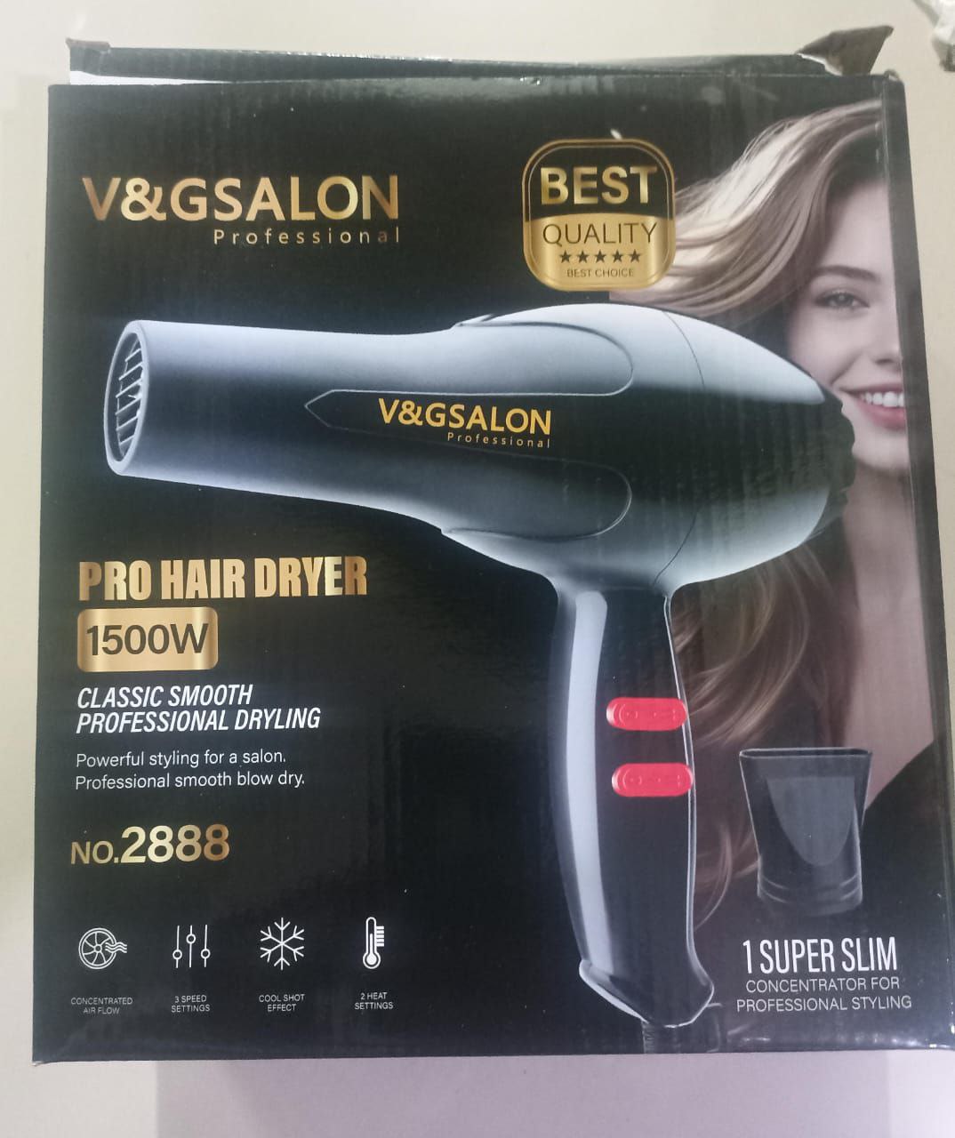 V&GSALON Pro Hair Dryer