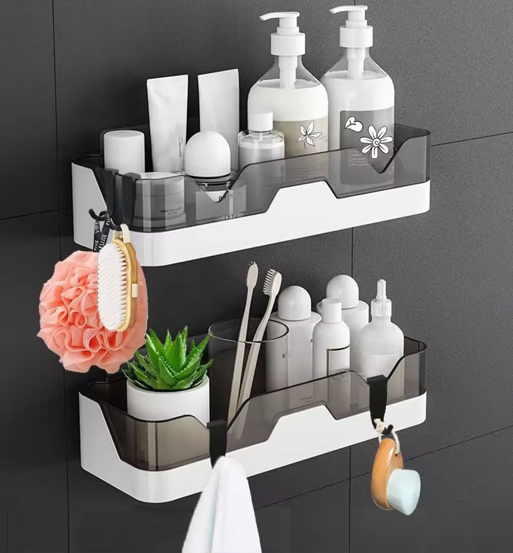 Wall-mounted Bathroom Storage Shelves