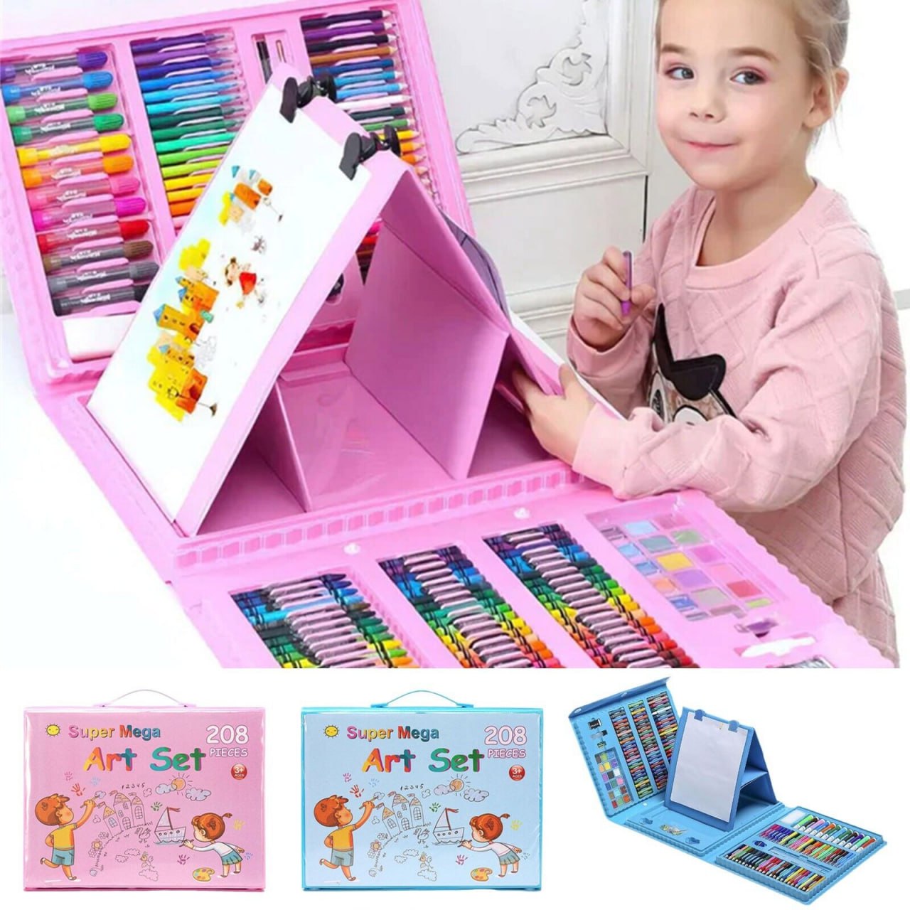 Super Mega Art Set 208 Pieces