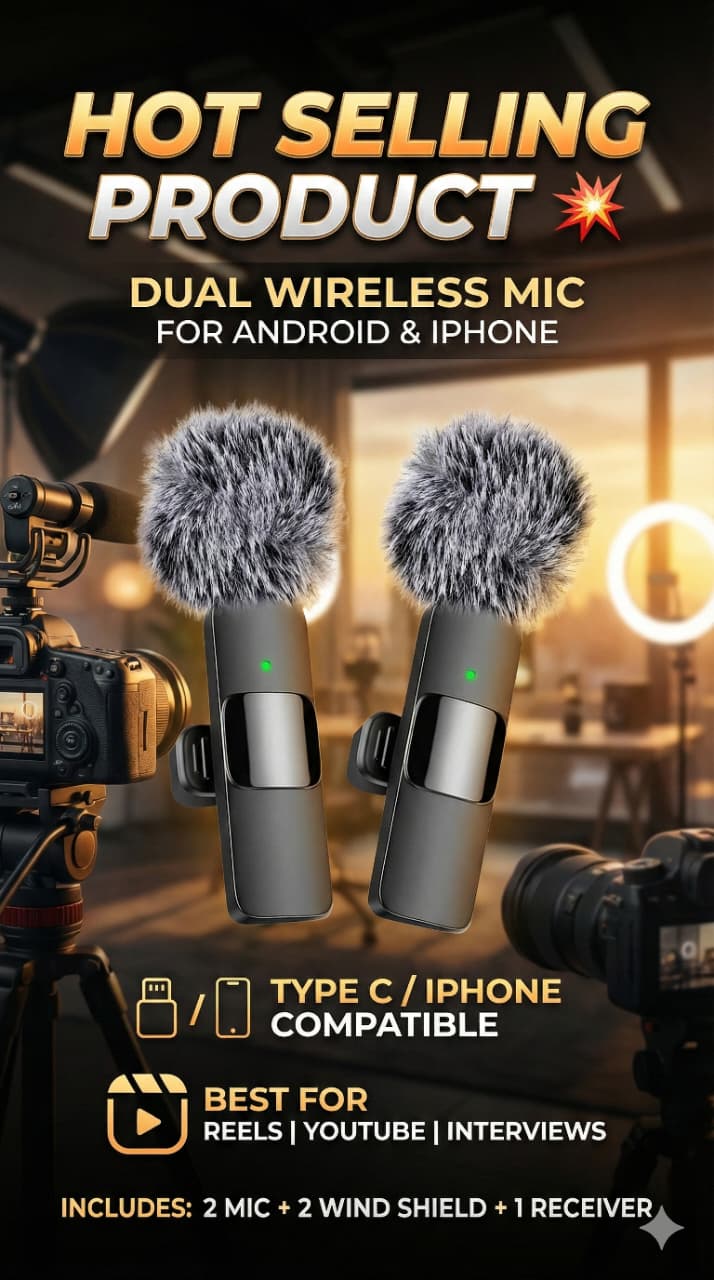 Dual Wireless Microphone