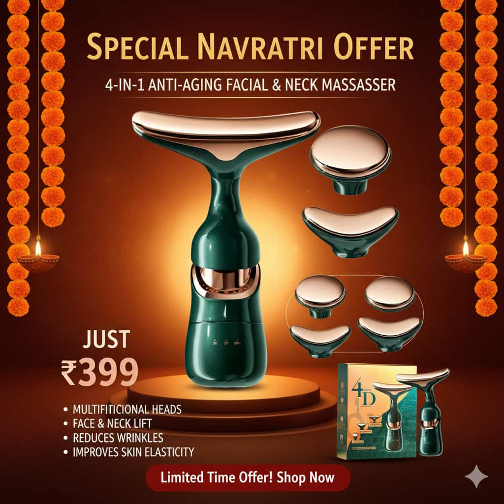 4-in-1 Anti-Aging Facial & Neck Massager