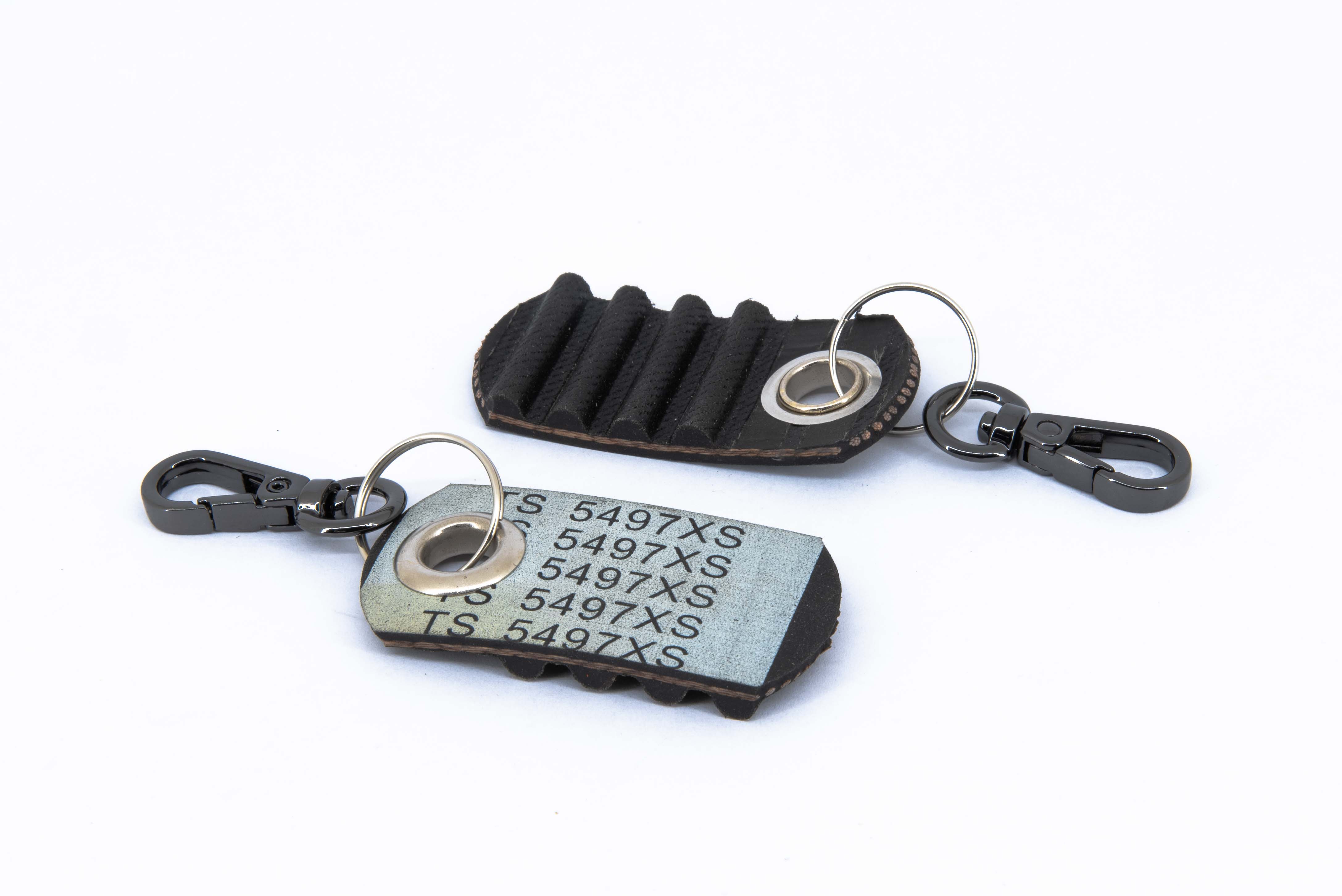 Keychain with markings from Engine Timing Belt