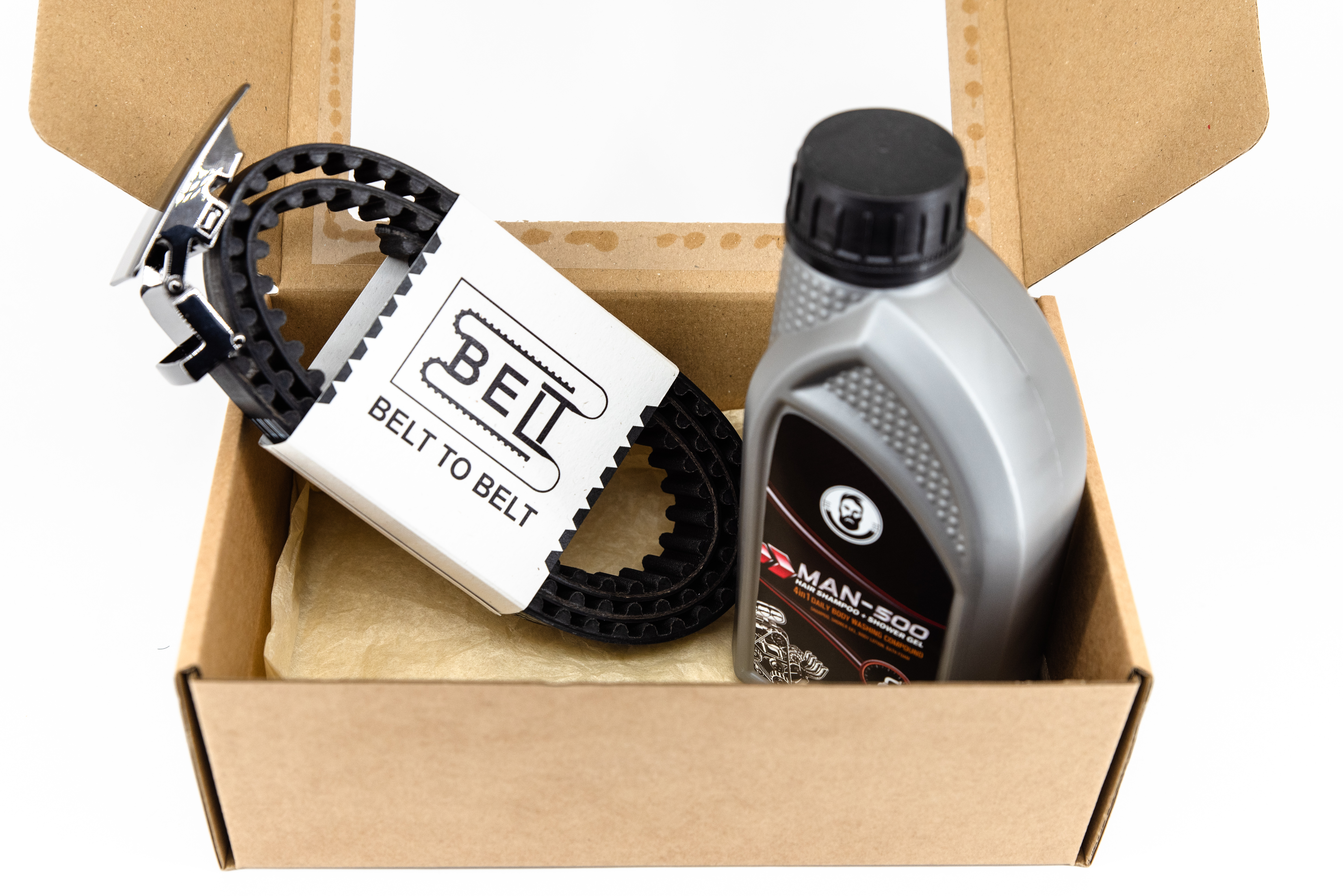 Ratchet Belt and Shower Gel Gift Set