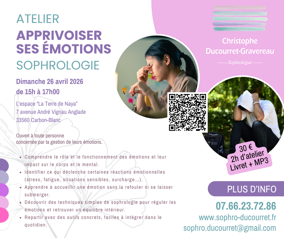 Atelier "Apprivoiser ses émotions"