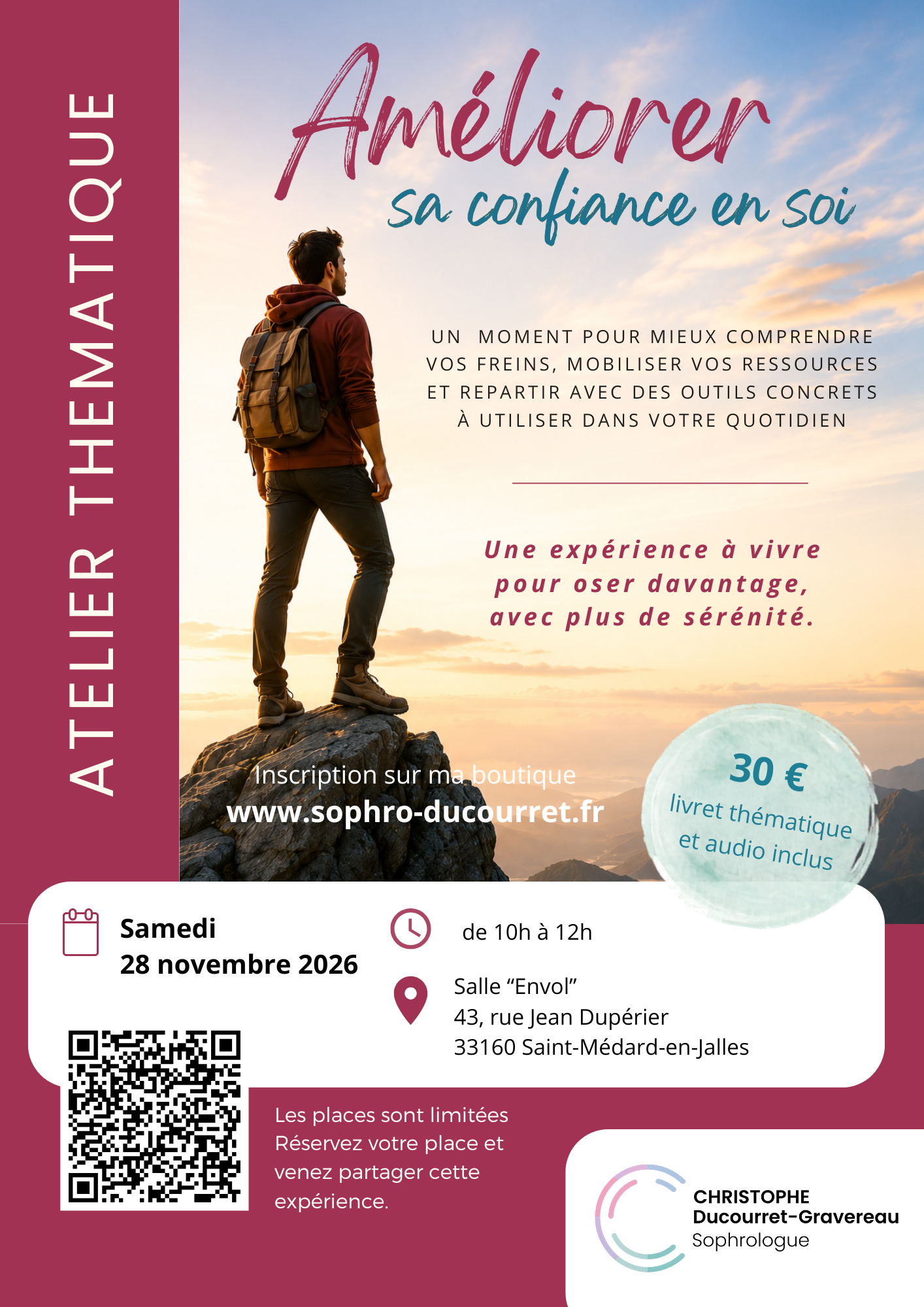 Atelier "Améliorer sa confiance en soi"