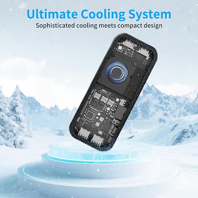 DreamQuest Mini PC Windows 11 Pro 12GB DDR5 512GB M.2 SSD Intel N95 (up to 3.4 GHz) PC Stick with 2 x HDMI/2 x Type C (Max 10 Gbit/s)/WiFi 6/BT5.3/4x USB 3.2 (10 Gbit/s) for Home/Office/Commercial New