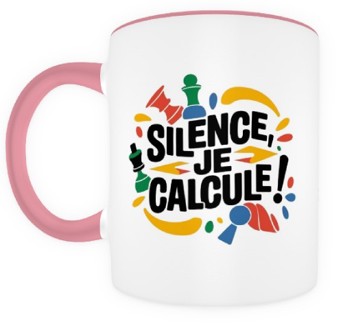 Silence, je calcule !  rose