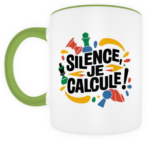 Silence, je calcule !  vert