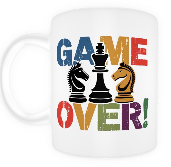 Game Over !  blanc